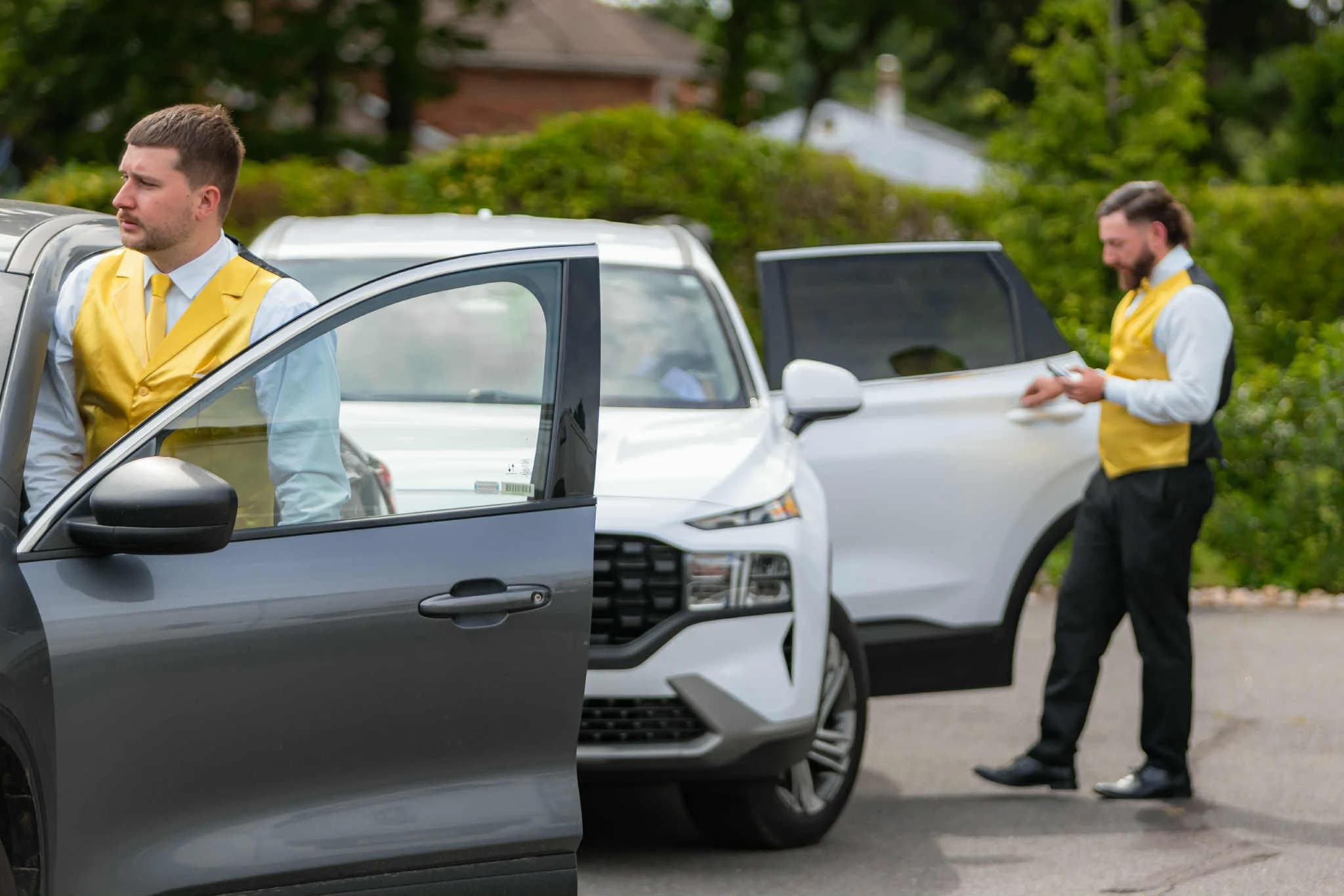 Private event valet parking